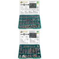 DIN 933 Sparset Großes 6-kant Schraubensortiment Deluxe/Standard Edelstahl A2 V2A M4/M5/M6/M8/M10/M12 * 2001-tlg.